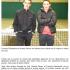 Quentin et François, jeunes arbitres du Tennis Club de Plaintel